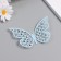 Stick Paper "Butterfly with forget -me -nots" matte heavenly set 12 pcs 12 cm, 10 cm, 8 cm