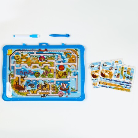 Game set Labyrinth "Fairytale Island", marker board, 2 × 36 × 27.5 cm
