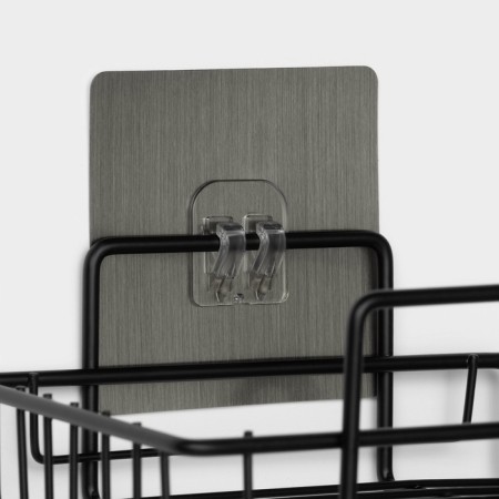 Shelf on Velcro of the Dolyan, 31 × 11 × 6 cm, black color-3
