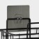 Shelf on Velcro of the Dolyan, 31 × 11 × 6 cm, black color