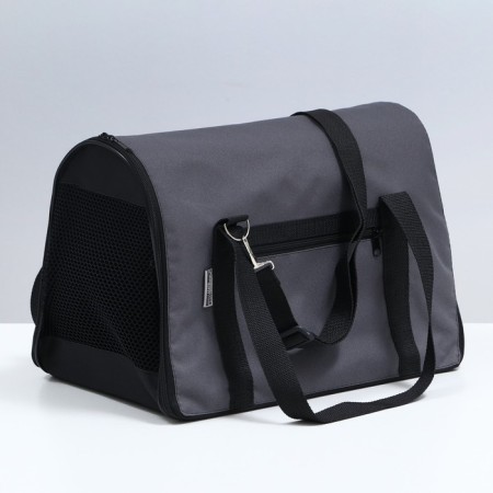 Bag - Animal Carriage, Size S, 39 x 23 x 27 cm Gray