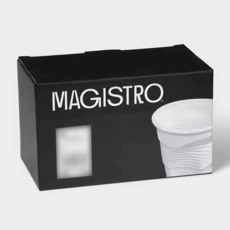 Набор кружек фарфоровых Magistro «Бланш», 2 предмета: 400 мл, цвет белый-5