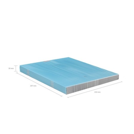 A4 notebook, 48 sheets in the Erichkrause cage "NEON classic", cover of shared cardboard, offset block, whiteness 100%, blue-4