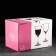 A set of glass glasses for the wine "Dalid", 300 ml, 6 pcs