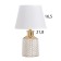 Table lamp "Marta" 1x40W E14 white/gold 22.5x22.5x36cm
