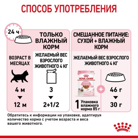 Wet feed RC Kitten Instinction for kittens, in sauce, spider, 85 g-6