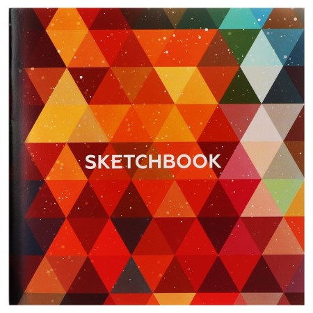 Sketchbook 165 x 165 mm, 40 sheets of "graphics", cover coated cardboard, block 100 g/m²