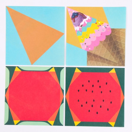 Origami "edible - inedible"-3