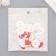Button decorative tree "heart" 2.5x2.5 cm