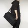 Road bag with lightning, 4 outer pockets, long belt, black color