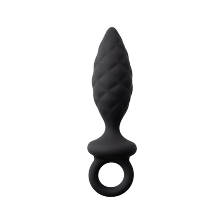 Anal plug Erotist Strob M - Size, silicone, black, 13.5 cm-1