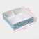 Organizer for storing linen “Laguna”, 4 cells, 29 × 29 × 10 cm, turquoise color