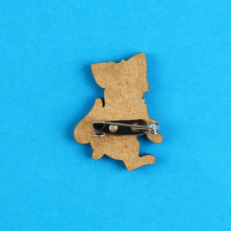 Wooden icon "Avamur", 2.7 x 3.6 cm-2