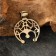 The amulet of the Lunnitsa "Weapshoot", Brass