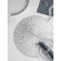 Set of serving napkins on the table “Shine”, d = 38 cm, 4 pcs, silver color