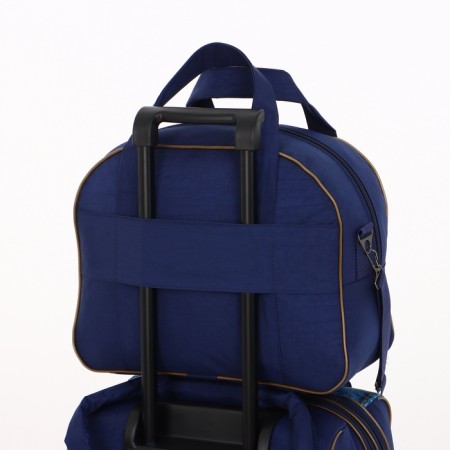 Small Small 20 "with a bag, a lightning department, an external pocket, with an extension, the color is blue-12