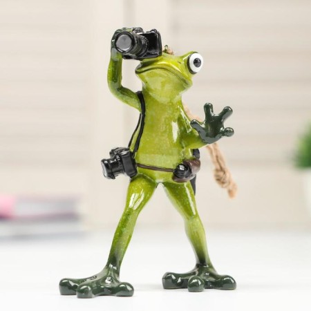 Souvenir Polystone Lak "Frog photojob" 12x5.5x9.5 cm