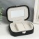 Casket to the leatherette for jewelry "Crocodile leather" black 15x10.5x5 cm