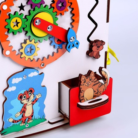Buside rotating, with the light of "Dracosha", 31 × 38 × 38 cm-5