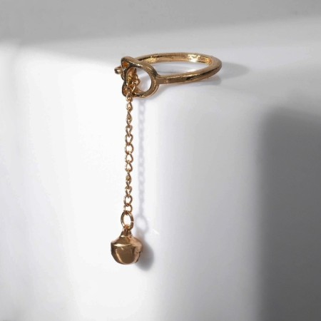 Ring "chain" of a cat, color gold, dimensionless-3