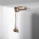 Ring "chain" of a cat, color gold, dimensionless