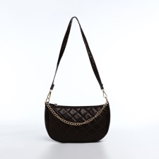 Bag Baget with lightning, brown color