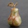 Souvenir "Pear", 3.8x5 cm, onyx