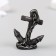 Figure for Florarium Polystone "Anchor with a chain" 4x1.5x5 cm