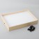 A tablet for drawing with sand 35 × 50 cm, plywood of organic glass with white backlight