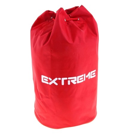 A bag for shoes and balls 390 x 335 mm, round bottom, sd-4, (polyester density 420d), red
