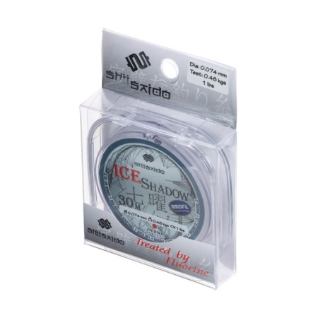 SHII SAIDO Ice Shadow fishing line, diameter 0.074 mm, test 0.48 kg, 30 m, transparent-1
