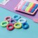 Hair elastic band "Mahrushka" (set 24 pcs) summer, mix