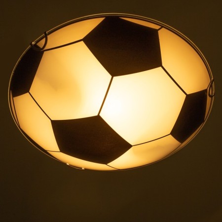 The lamp is wall-flowing "ball" 2 lamps E27 40W d.300 h.5.5 cm.-2