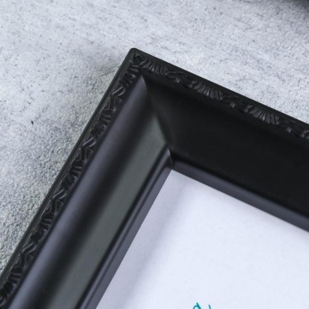 Photo frame plastic L-6 15x21 cm black (plastic screen)-3