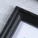 Photo frame plastic L-6 15x21 cm black (plastic screen)