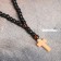 Wooden rosary, with a cross, 27 cm, mix