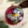 New Year's ball "Sinichka" 9.5 cm