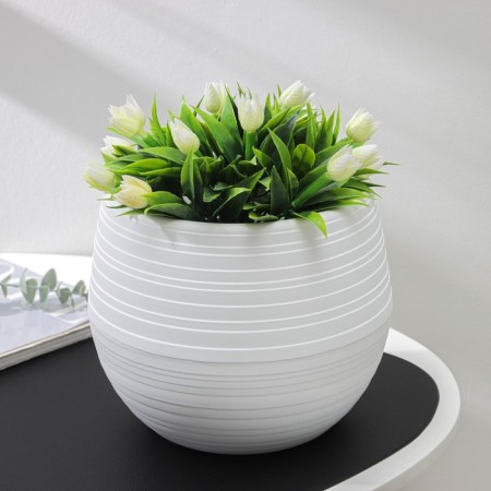 Pot "duet", 2.5 l, white color