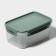 Lock & Ok food container 1.1 l, 18.6 × 12.2 × 8.1 cm, transparent, green cover
