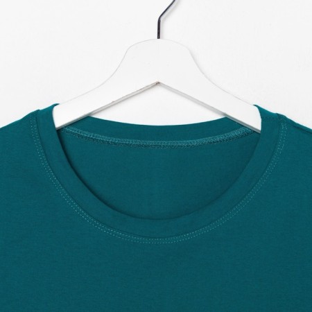 Female set (T -shirt, shorts), Malachite color, size 44-12