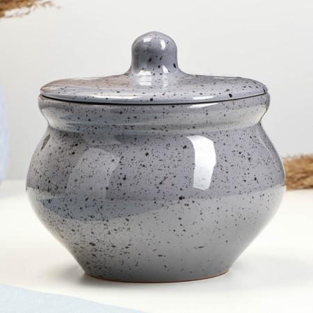 Ceramic pot for baking No. 10, 1.3l / 16x13cm, fog