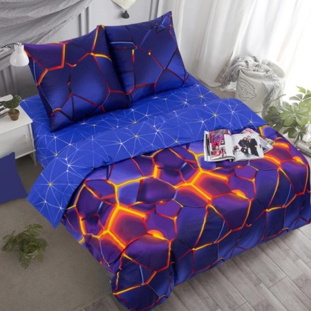 Bed linen 2sp Artpostel Flinking 175x215, 200x215, 70x70cm 2pcs Poplin 117g/m, cotton
