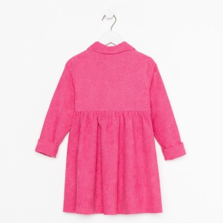 Платье детское KAFTAN "Velvet", р. 32 (110-116), ярко-розовый-7