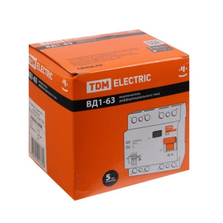 RCD TDM VD1-63, 4P, 40 A, 500MA, SQ0203-0098-5