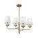 Suspended lamp Freya FR2029PL-04BS Ceramics, 640x680x680 mm, E14, 4x40W, brass color