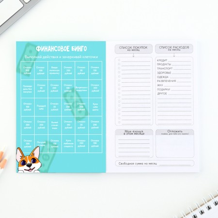 Notepad for finance planning "I am your magnet for money"-2