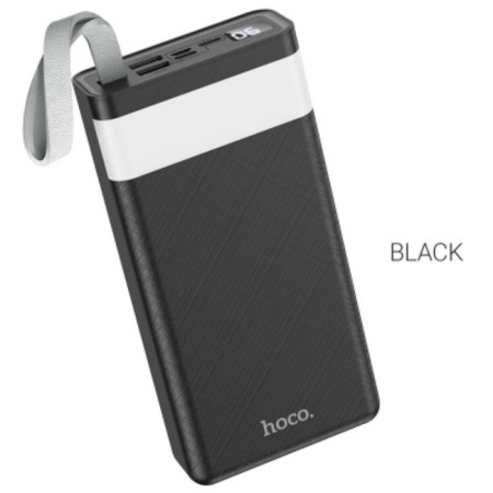 External battery Hoco J73, 30,000 mAh, 2 USB, 2 A, display, black