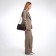 Women's bag over the shoulder Textura, average size, brown color