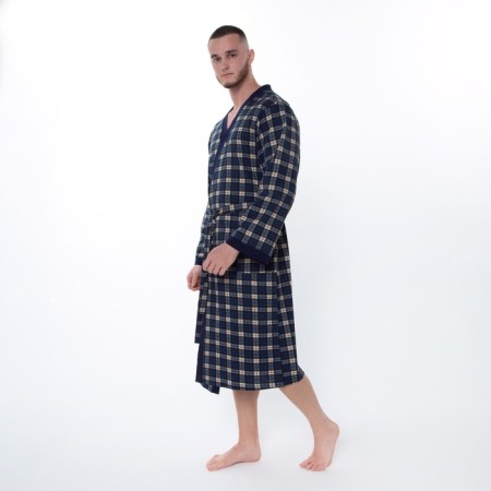Male robe, dark blue color, size 58-4
