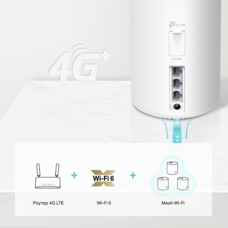 Seamless Mesh Router TP-Link Deco X50-4G (1-Pack) AX3000 1000Base-T white-4
